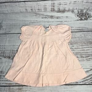 Vintage Carters Dress 1 Year Panti Dress Pink Short Sleeve 60s 70s